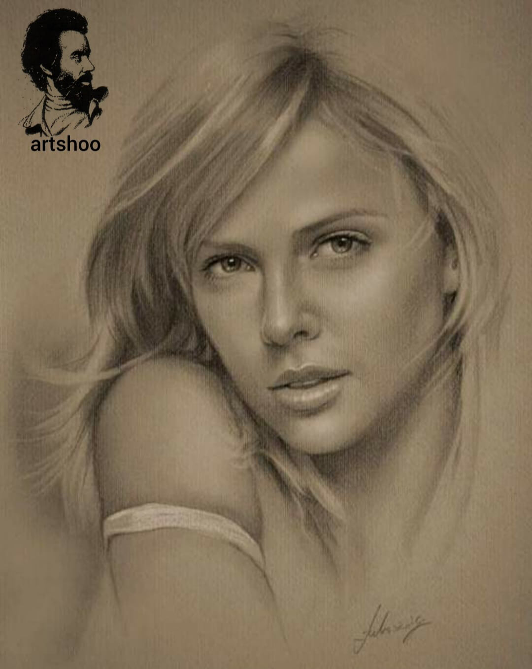 آموزش نقاشی سیاه قلم